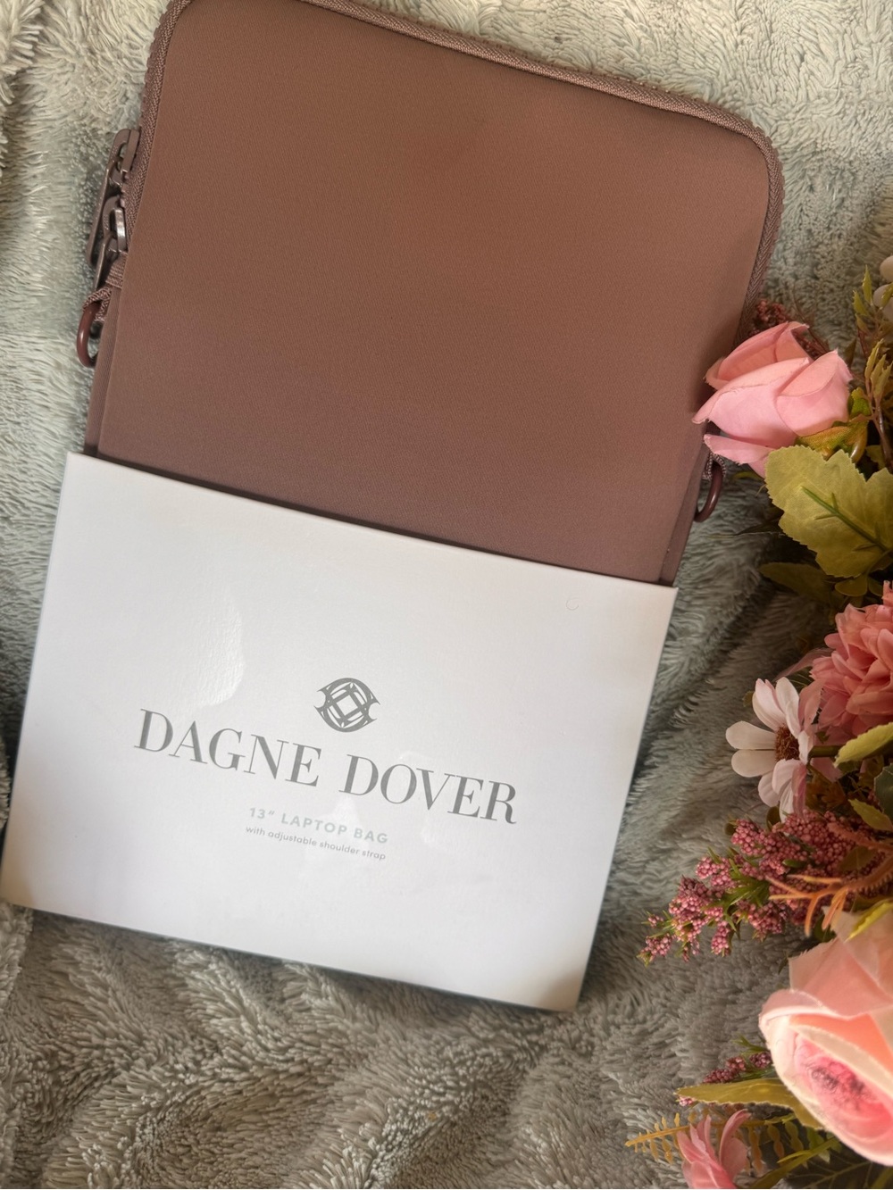 Dagne Dover 13" Laptop Bag - Dusty Rose Mauve
